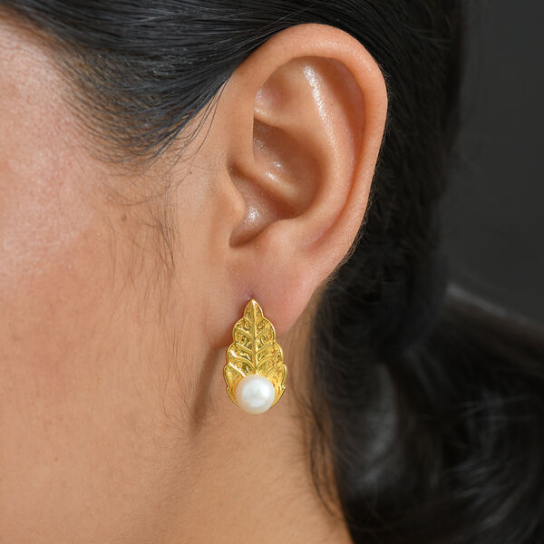 EVER TRUE Süßwasser Perle (7.5-8 mm) Ohrringe Nickelfreies Messing image number 2