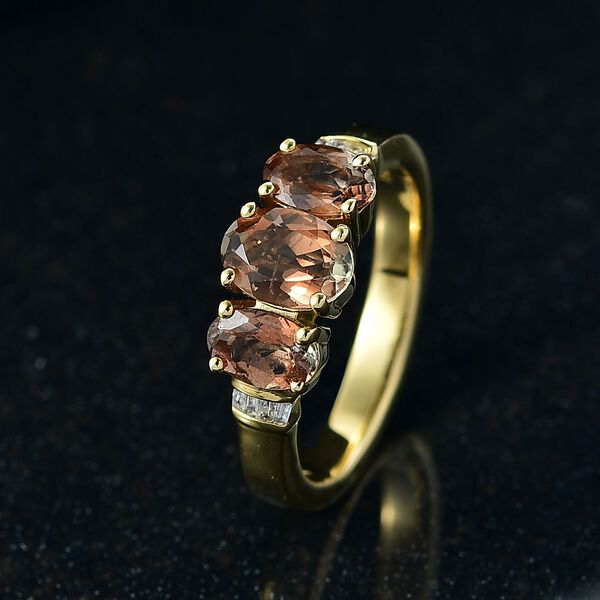 D'Joy AA Andalusit und Diamant Ring - 1,70 ct. image number 2