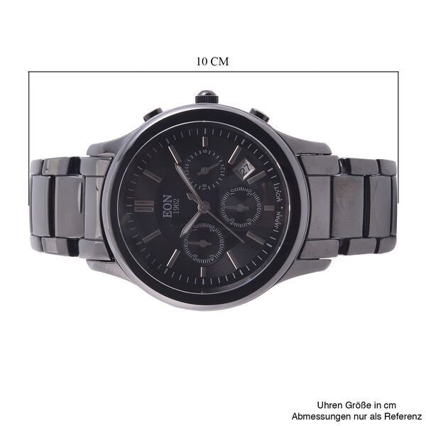 EON 1962 japanisches Uhrwerk, schwarz image number 7