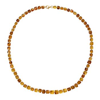 D'Joy Bernstein Halskette ca. 50 cm 925 Silber vergoldet