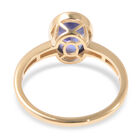 AAA Tansanit-Ring, 585 Gelbgold  ca. 2,75 ct image number 3