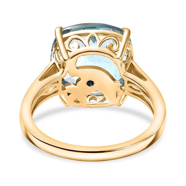 GP Trionfo Kollektion- Himmelblauer Topas und Kanchanaburi blauer Saphir Ring - 13,56 ct. image number 6