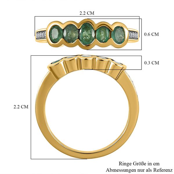 Kagem sambischer Smaragd-Ring - 0,90 ct. image number 7