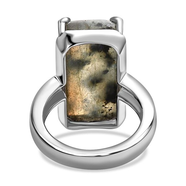 Labradorit Schmuckset  Edelstahl ca. 23,98 ct. image number 7