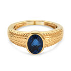 Ceylon Farbe Quarz Ring 925 Silber vergoldet  ca. 1,41 ct image number 0