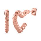 Reiner Edelstahl IP Rosa PlattierungOhrringe ca. 7,40g