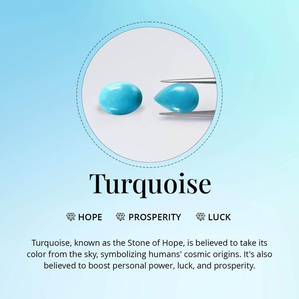 LUXORO zertifiziert und geprüft AAA Sleeping Beauty Türkis und Padparadscha Saphir Ring in 417 Gold - 9,75 ct. image number 6