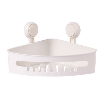 Dreieckiger Eckschrank, Gr&ouml;&szlig;e 25,5x25,5x10,5 cm, Wei&szlig;