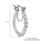 Moissanit Creolen - 0,53 ct. image number 4
