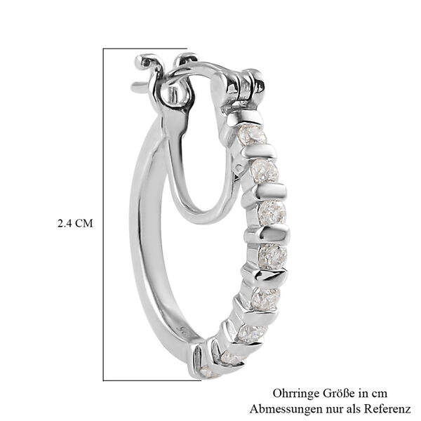 Moissanit Creolen - 0,53 ct. image number 5