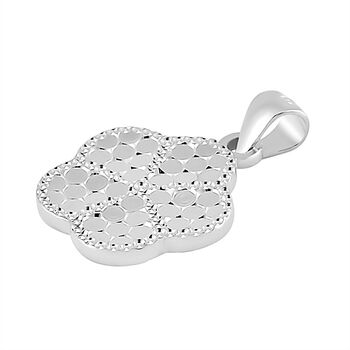 Pflaumenbl&uuml;ten-Anh&auml;nger, 925 Silber rhodiniert