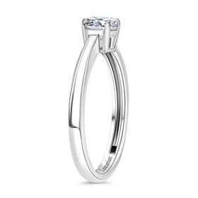 LUXURIANT DIAMOND - Lab Grown Diamant VS-EF SGL zertifiziert Ring 950 Platin (Größe 18.00) ca. 0.50 ct