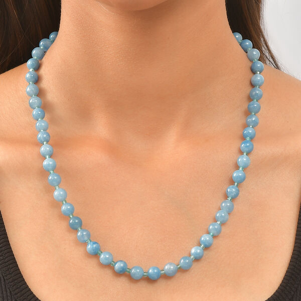 EVER TRUE Aquamarin, Apatit Halskette ca. 50 cm Nickelfreies Messing Platiniert ca. 185.00 ct image number 3