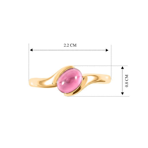 D'Joy Flamingo Mondstein Ring - 0,81 ct. image number 5