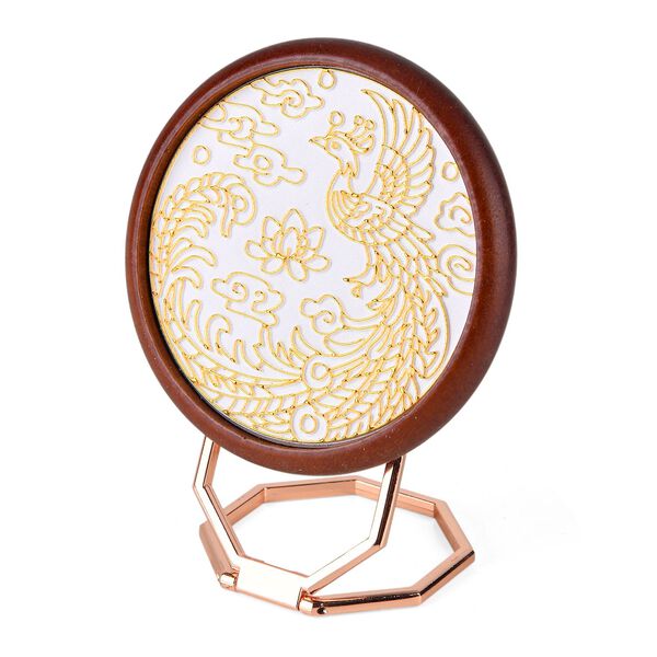 " Golden Lottery Painting frame table disply  Product size: 18.5 * 16 * 5CM Packaging: 1 piece/white box Function: Photo frame, colored sand, water-based eco-friendly adhesive, plastic cup, oil painting scraper" image number 3
