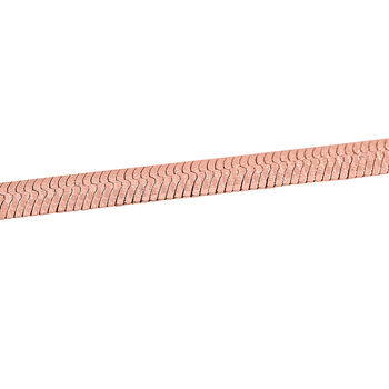 Fischgr&auml;tenarmband 18cm in vergoldetem 925er Silber