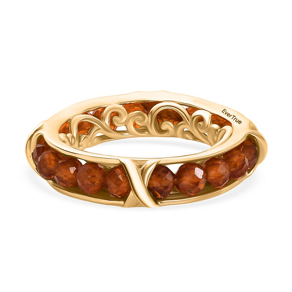 EverTrue Hessonit Granat Ring - 10,92 ct.