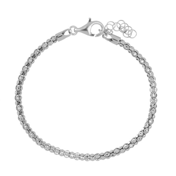 LA BELLA feinstes handgefertigtes Italienisches 925 Silber Armband ca. 19 cm ca. image number 0