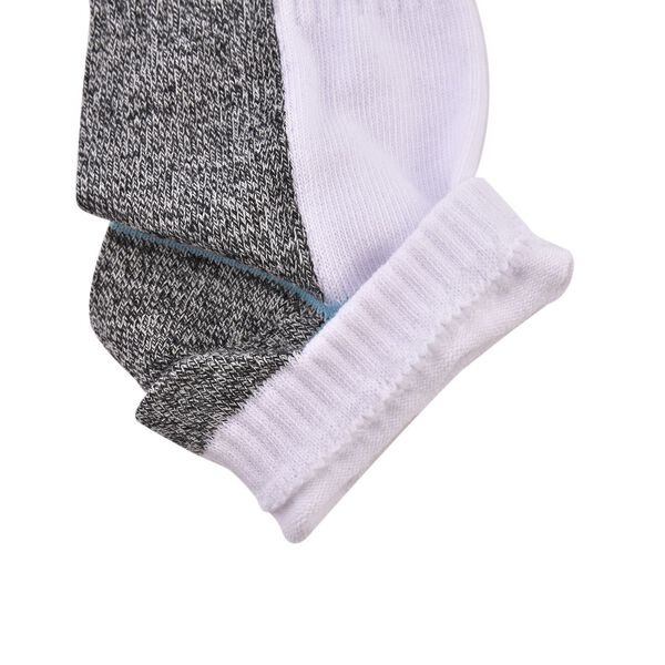 4er-Set Kupferfaser-Kompressions-Socken, 41-45, Weiß-schwarz image number 11