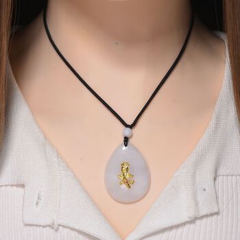 EXTREM SELTEN Nat&uuml;rliche Wei&szlig;e Jade, Roter Granat Rose Halskette, ca. 70 cm 999er Gold ca. 80.01 ct