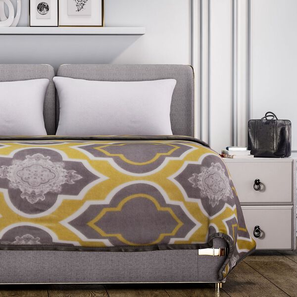 Flanell Decke, dunkelgrau image number 3