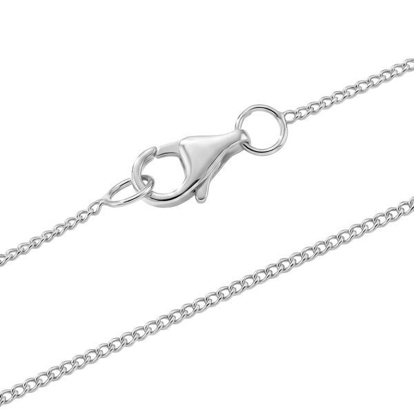 D'Joy wei&szlig;er Edison Perle Anh&auml;nger mit 45cm Kette, 925 Silber rhodiniert image number 5