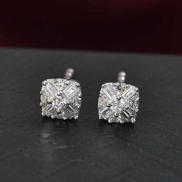 LUXURIANT DIAMOND - Lab Grown Diamant SI-GH Ohrringe 925 Silber rhodiniert ca. 0.25 ct image number 2
