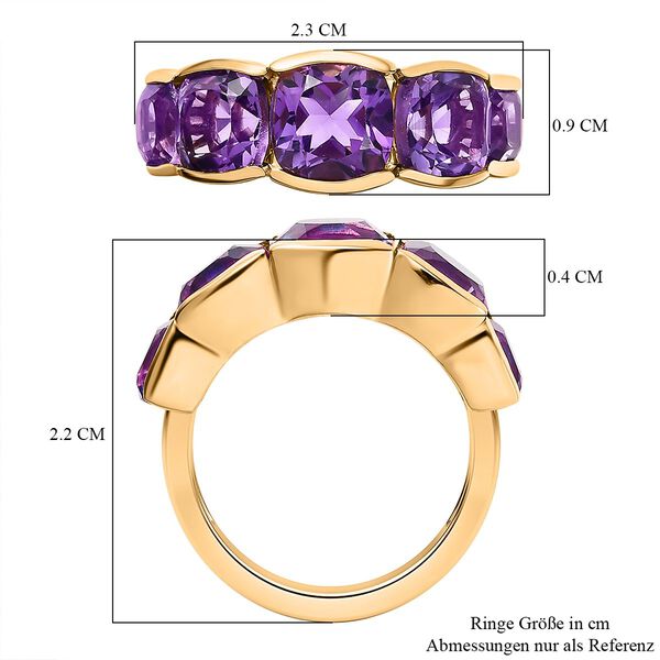 Afrikanischer Amethyst-Ring - 4,38 ct. image number 7