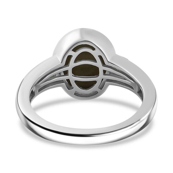 Boulder Opal Triplett, Smaragd und Zirkon Ring - 1,72 ct. image number 6