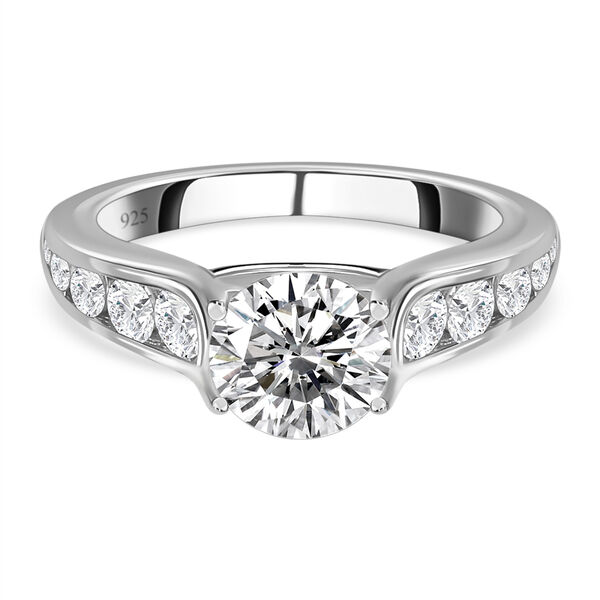 Moissanit Ring mit Schild-Schliff - 1,92 ct.