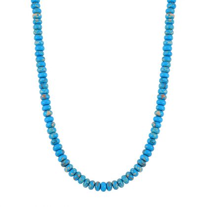 Imperial Jaspis Halskette, ca. 45 cm+ 5 cm extender, Reiner Edelstahl ca. 200.00 ct