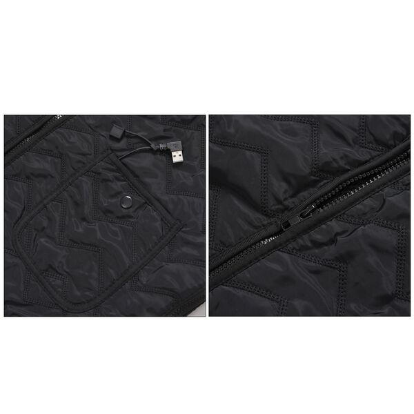 Beheizbare Weste mit 3 Heizstufen und 7 Heizzonen inkl. Akku, schwarz image number 11