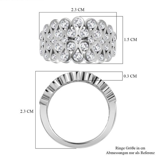 Moissanit Ring - 1,51 ct. image number 7