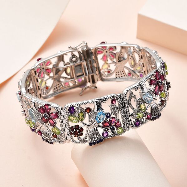 Jardin Kollektion- Armband mit mehreren Edelsteinen 19 cm- 23 ct. image number 2