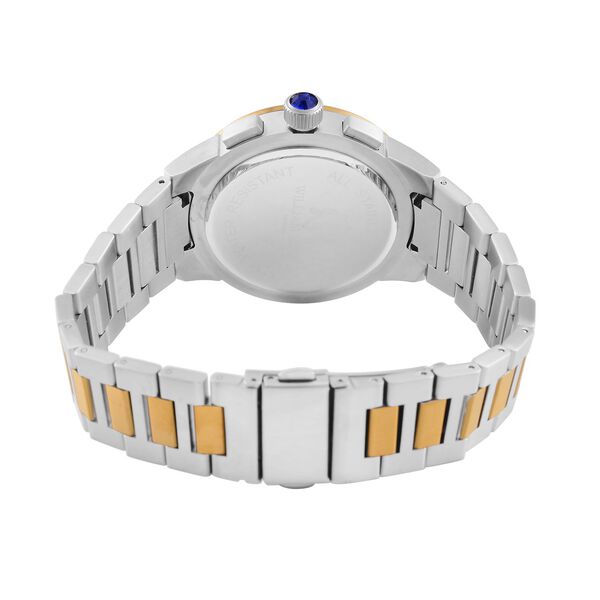 WILLIAM HUNT- Uhr mit japanischem Uhrwerk und Kettenamband, Weiß image number 6