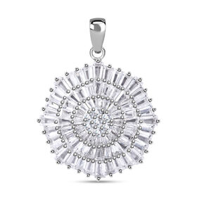 LUSTRO STELLA Zirkonia Anhänger - 4,92 ct.