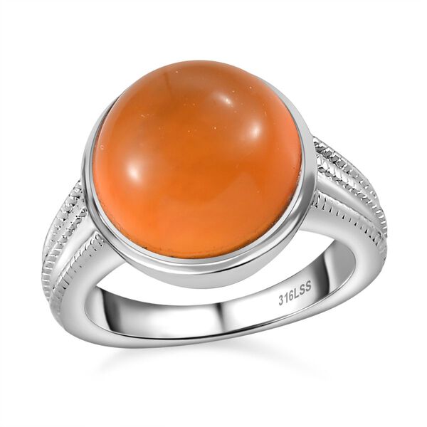 Orange Onyx Schmuckset  ca. 13,60 ct. image number 3