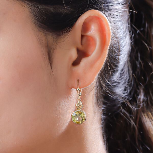 Ouro Verde-Quarz Ohrhänger - 6,83 ct. image number 3