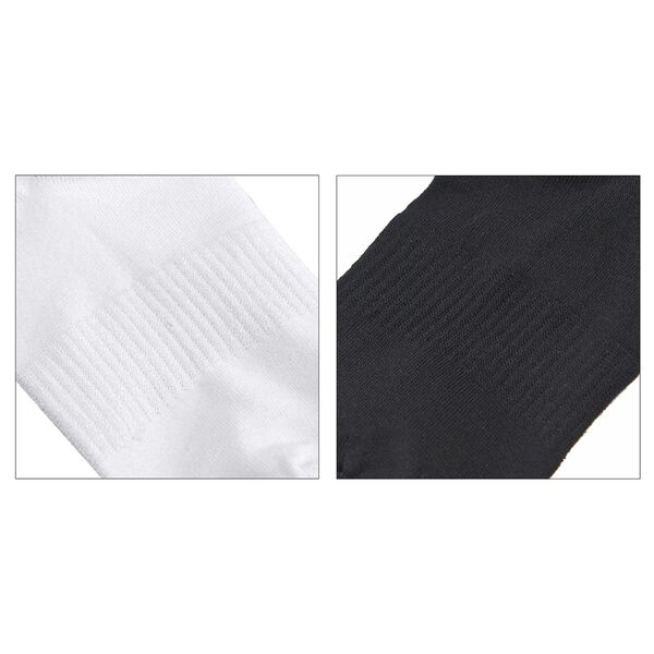 4er Set - Sneaker-Bambussocken mit Silikonferse, 26-30cm, schwarz/wei&szlig; image number 4