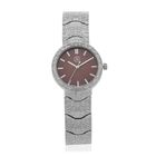 STRADA - Japanisches Uhrwerk, Burgunder Zifferblatt mit goldplattiertem Alloy Armband, 20 cm