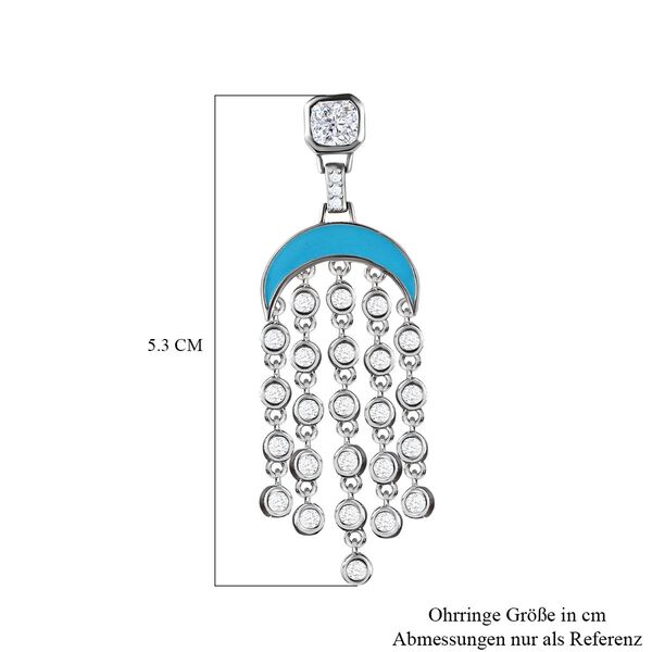 Moissanit Ohrringe - 3,16 ct. image number 5