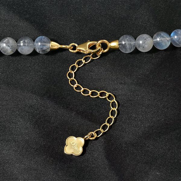 Labradorit Halskette, 45 cm - 190 ct. image number 7