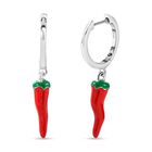 GP Kollektion Chili Ohrringe 925 Silber rhodiniert