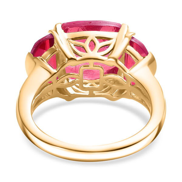 Sunset Triplett Quarz und Zirkon Ring - 7,25 ct. image number 6