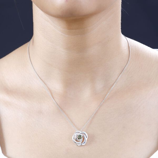 Peridot Zirkonia Anh&auml;nger - 0,82 ct. image number 3