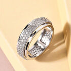 Luxus Diamant Anti-Stress Spinning Ring - 1 ct. image number 1