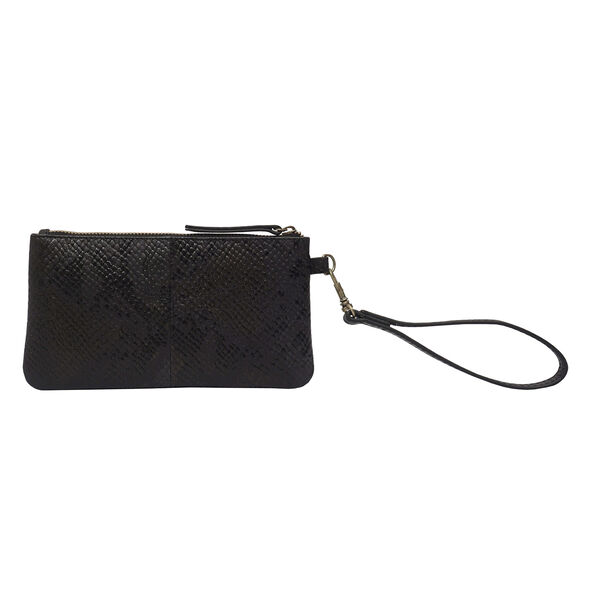 ASSOTS LONDON 'Karen' Bourbon Echtleder-Handgelenkstasche image number 1