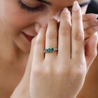AAA Kagem sambischer Smaragd und Diamant Ring - 1,11 ct. image number 2