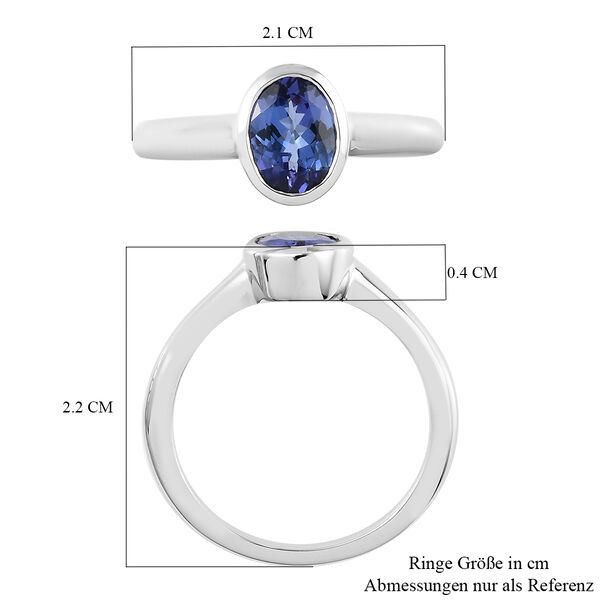 RHAPSODY AAAA Tansanit Solit&auml;r-Ring, 950 Platin  ca. 1,01 ct image number 7