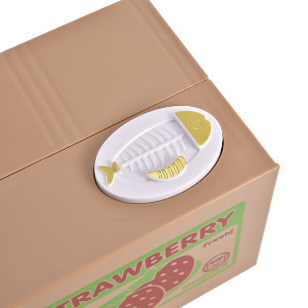 Münzstehlende Katzen-Spardose, Braun image number 4